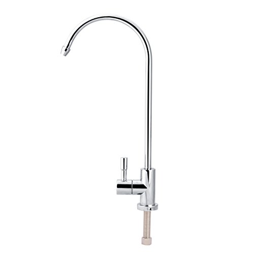 Zerodis Grifo ósmosis inversa de Fregadero 1/4'',para Sistemas Osmosis Inversa Filtración del Agua