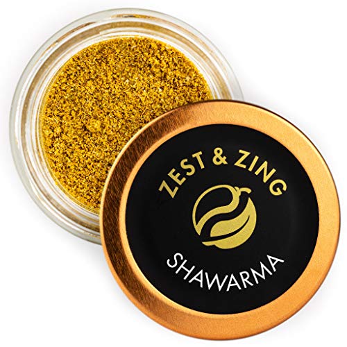 Zest & Zing Shawarma (Ground), 23G Spice Jar - Especias Premium De Zest & Zing. Tarros De Especias Más Frescos, Convenientes Y Apilables. 127 g