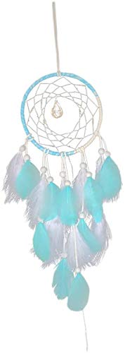 ZFDM LED de la lámpara de colector del sueño Pluma joyería Hecha a Mano decoración de la Pared del Viento Chimes decoración Colgante decoración del hogar