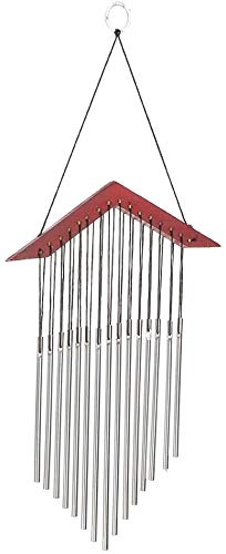 ZFDM Pastoral Bendición Wind Chimes sólido Multi-Tubo de Madera sólida de la decoración del hogar Wind Chimes cumpleaños Desea el Regalo