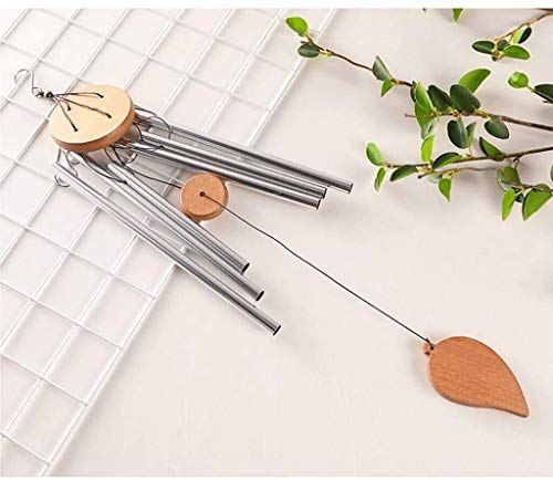 ZFDM Regalos clásica de Madera Maciza de Aluminio del Metal de la Pipa del carillón de Viento Adornos Inicio decoración de la Tienda de artesanía