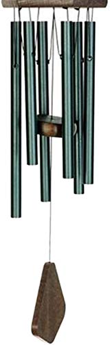 ZFDM Regalos Hechos a Mano y Euro Americano al Aire Libre Pastoral Jardín Equipamiento del hogar Adornos Música del Tubo del Metal del Viento Chimes (Color : Green, Size : As described)