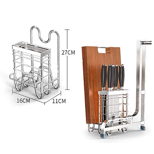 Zfggd Acero Inoxidable 304 Escurridor Fregadero de Cocina de Almacenamiento en Rack Vajilla Platos de Secado Cocina un tazón de estanterías (Size : Length 91cm)