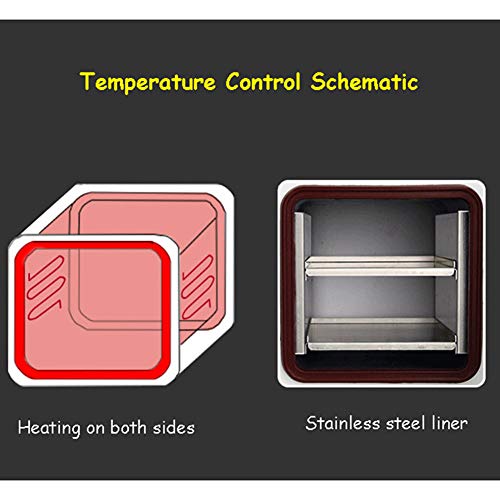 ZHAODALEI Secado al vacío Horno Laboratorio Calefacción eléctrica Temperatura Constante Secado al vacío Caja Secadora Industrial a Alta Temperatura