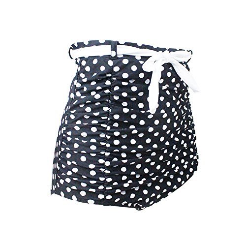 ZHBSS Gran tamaño, Plisado, Fuente Termal, Ola, Punto de baño, Damas, Cintura Alta, triángulo, Cubierto, Vientre, Traje de baño S Negro