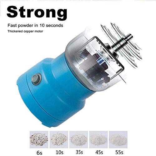 ZHniby Máquina trituradora eléctrica, máquina trituradora multifunción, pequeña trituradora de Alimentos para Granos de café, Hierbas, Especias, nueces, Semillas, legumbres y Frutas (1pcs)