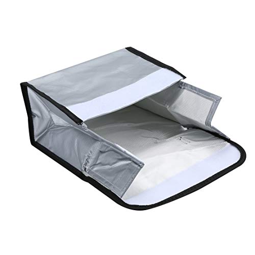 zhouweiwei Arris Retardante de Fuego Batería LiPo Bolsa de Seguridad portátil RC Caja de Juguetes Caja Bolsa de Almacenamiento a Prueba de Fuego para RC Modelo Drone Lipo Batería