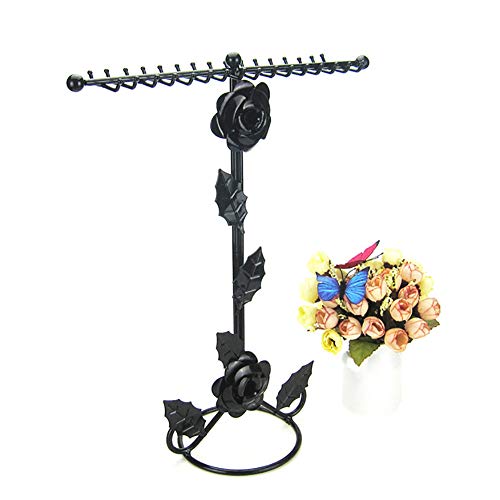 Zhuowei soporte para joyas, pendientes, collares, pendientes, colgantes, orejas, almacenamiento para herramientas para exhibir collares de medios extra altos, C