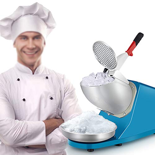 Zidao Cuchillo Eléctrico Doble Eisrasierer Schneeeismaschine De Acero Inoxidable Máquina De Cono De Nieve Uso Comercial Segunda Familia,A