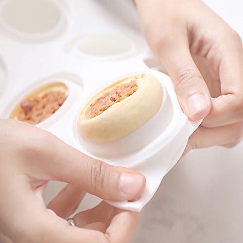 Ziyero Forma de Mousse 3D de Cono de Pino Moldes de Jabón con Forma de Cono de Pino de Bricolaje para Navidad, Decorar Tartas, Gelatinas, Dulces, Chocolate, Jabón, Cubitos de Hielo Etc—Blanco
