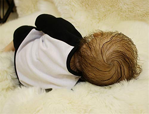ZIYIUI 20 Inch Realista Dormir Reborn Muñecos bebé Reborn Niño Silicona Bebe Reborn Babys Dolls Ojo Cerrado Recién Nacido Niños Regalo Juguetes 50 cm