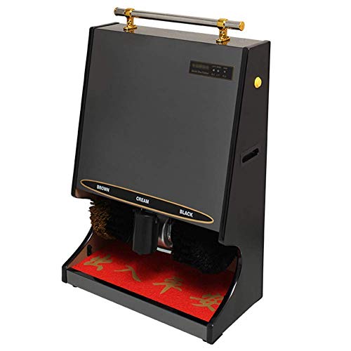 Zjcpow Betún, Zapatos automáticos de la máquina pulidora eléctrica del Zapato Cepillo Multi Cepillo pulidor Conveniente for el Hotel Recepción Centro de Ventas Club, Gold (Color: Oro) xuwuhz