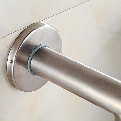 ZJDK Pasamanos de Acero Inoxidable Pasamanos para lavamanos de baño Inodoro para s Ancianos Pasamanos de Seguridad en Forma de U (Color: Cepillado)
