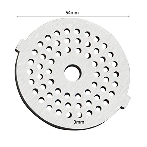 zkm Picadora de Carne de Acero Inoxidable, máquina para Hacer Salchichas, cortadora de Alimentos, Soporte para Picar, Piezas de fijación 6#