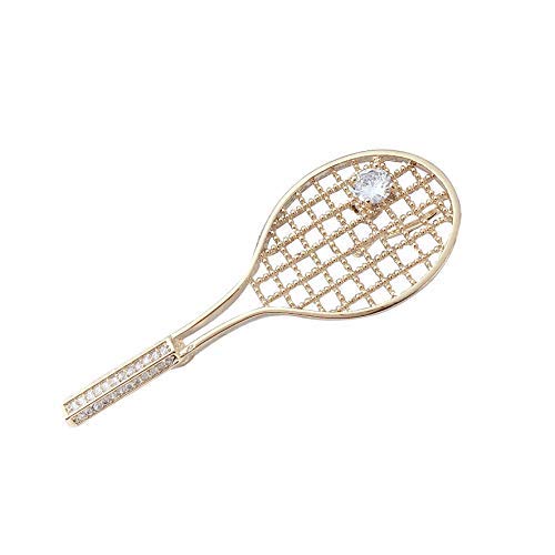 ZKZK Broche de Navidad Broche de alfiler Mantón Raqueta de Tenis Broche Bufanda de Seda Hebilla Cardigan Traje Ropa Accesorios Accesorios