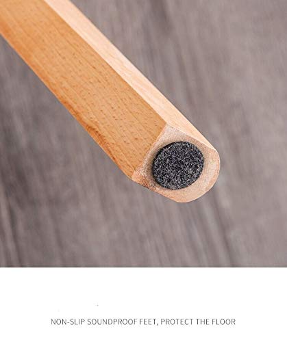 ZMALL - Juego de 4 sillas de comedor modernas para interiores sin brazos laterales con patas de madera maciza acolchadas y suaves ideales para comedor, cocina, sala de estar, dormitorio (negro)