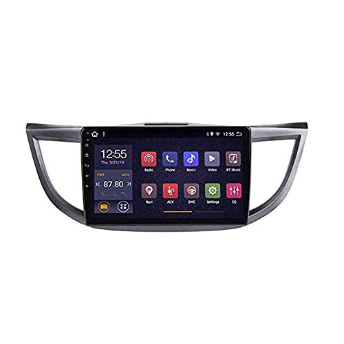 ZNSH Navegación GPS del Coche, Reproductor de DVD del Coche para Honda CRV 2012-2016 con Pantalla capacitiva GPS IPS WiFi Bluetooth Android 8.1 Soporte de subwoofer, Radio automática Am FM RDS