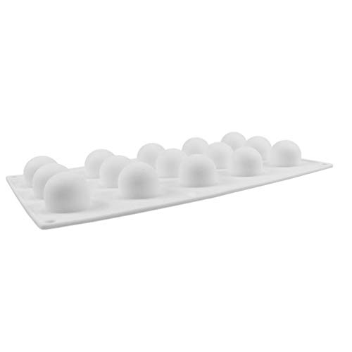 Zonster 1pcs Antiadherente de Silicona Bola Redonda en Forma de Mini trufas de moldes para el Molde de Chocolate para Hornear trufa Postre de la Torta Que adorna Las Herramientas