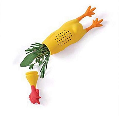 Zonster Herramientas de Cocina de Barro Pollo Hierba Infusor de Silicona Alimentación Segura Hierba infusor Bouquet Garni cazuelas Sopas Guisos