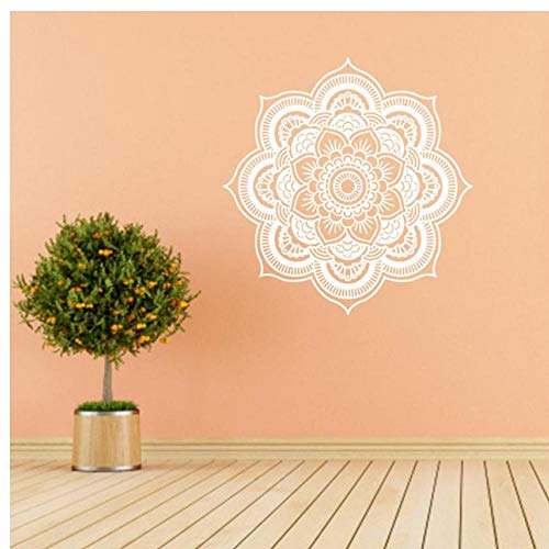 Zonster Negro Mandala Dormitorio Indio Tatuajes de Pared Etiquetas engomadas del Arte casero Mural de Vinilo Familia Hermosa decoración del hogar Pegatinas de Pared