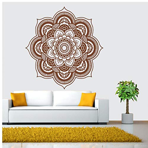 Zonster Negro Mandala Dormitorio Indio Tatuajes de Pared Etiquetas engomadas del Arte casero Mural de Vinilo Familia Hermosa decoración del hogar Pegatinas de Pared