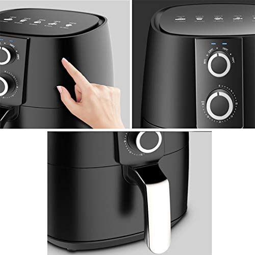 ZSH Aire Fryer, 5L / 1350W rápido Grande del Aire Caliente de freidoras, for/asado/Hornear/Mantener Caliente, Saludable Aceite Gratis y de bajo Grasa for cocinar Antiadherente Adecuado