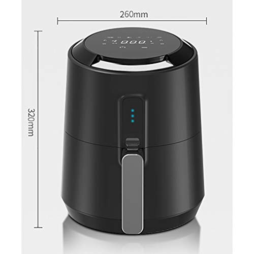 ZSH Aire Fryer, Pantalla De 3,6 litros / 1300W con Digital, Fast Grande del Aire Caliente De Freidoras, For/Asado/Hornear/Mantener Caliente, Saludable Aceite Gratis Y De Bajo Grasa For Cocinar Antia