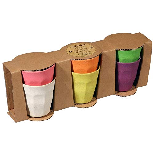 Zuperzozial Dawn - Juego de 6 vasos de Colores Surtidos