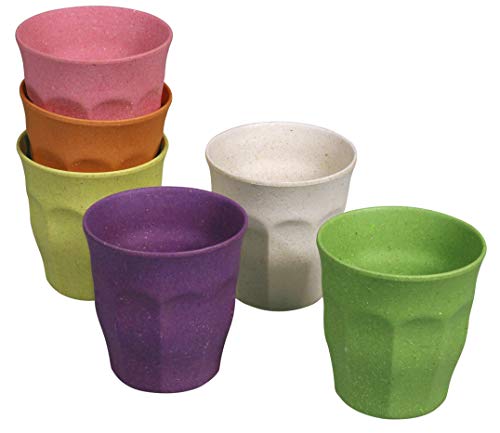 Zuperzozial Dawn - Juego de 6 vasos de Colores Surtidos