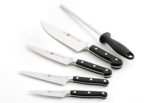 Zwilling - Bloque de Cuchillos (Acero Inoxidable, 48 x 38 x 28 cm), Color Plateado y Negro