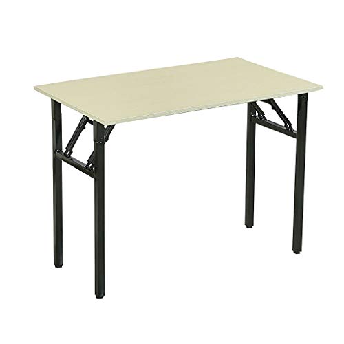 ZWJLIZI Mesa plegable, multifunción: como mesa para conferencias o formación en la oficina o como mesa de escritorio o de ordenador en casa, 3 colores, A, 80X60X75CM