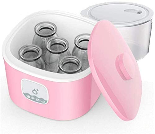 ZXL Yogurtera,Antigua máquina de fermentación de Yogurt, máquina de Yogurt de fermentación probiótica casera (Color: Pink-1 + 5 Combination Liner)