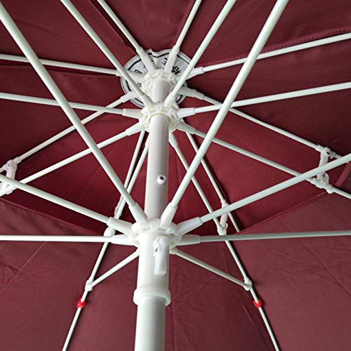 ZXYY Sombrilla de 9.8 pies para Patio balcón protección Solar sombrillas para jardín al Aire Libre a Prueba de Rayos UV con Base Cruzada