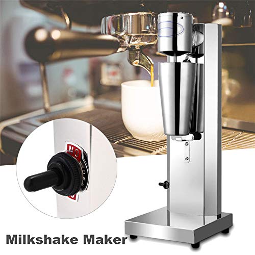 zxz Batidora, batidora de Acero Inoxidable, batidora de té con Leche, Material de Grado alimenticio, Velocidad de Dos Engranajes, Capacidad de 800 ml, Motor de Cobre, para café casero 220 V