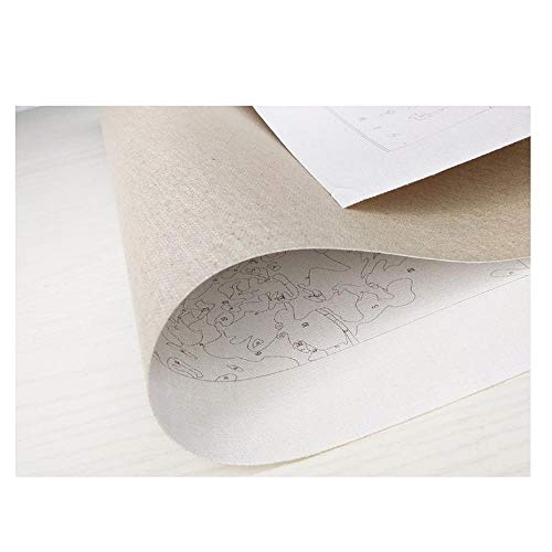 ZYCD Gustav Klim Jurisprudence Kit DIY Kit de Pintura al óleo por números para niños y Adultos