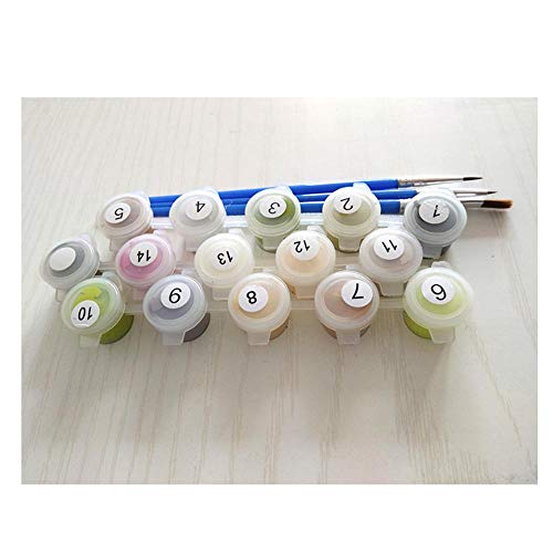 ZYCD Gustav Klim Jurisprudence Kit DIY Kit de Pintura al óleo por números para niños y Adultos