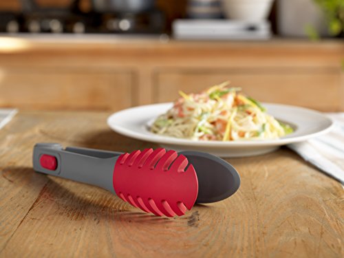 Zyliss ZQ E980004 DKB Household UK Pinzas para la Pasta (Extremos de Silicona), Rosso, 20.1x15.1x10.1 cm