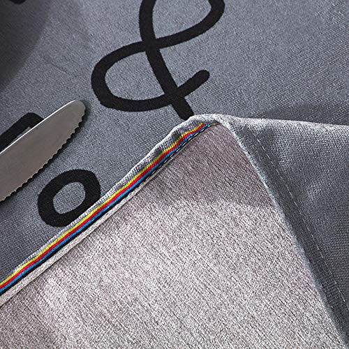 ZYT Antifouling y Resistente a la abrasiónDoble Cara de Doble Uso Impermeable Tela hogar Mantel Mantel Rectangular Regalo 135X135cm