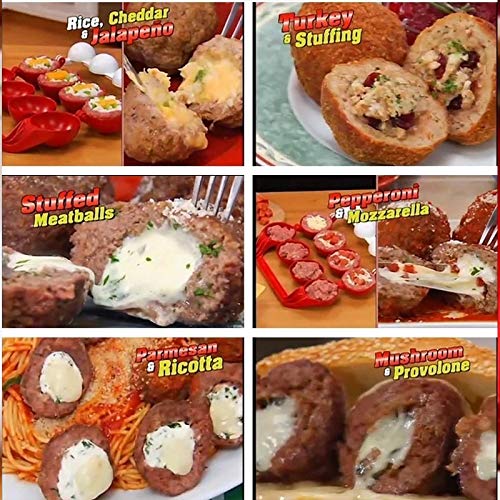 ZZH Herramienta Para Cocinar Carne Cuchara Para Hacer Bolas Fabricante De Moldes Para Albóndigas Pro Stuffed Christmas Dining Tool