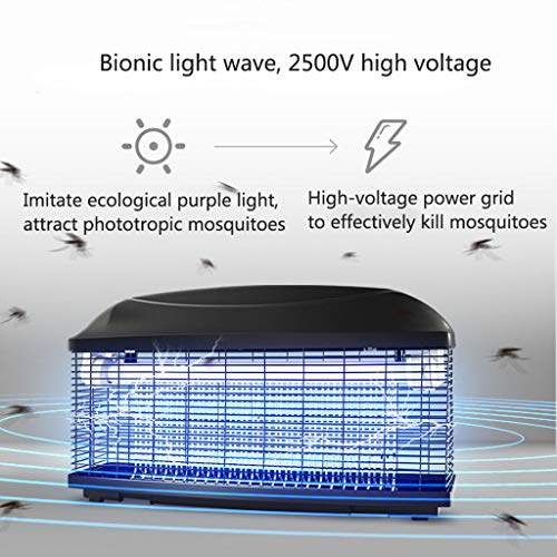 Zzmop Lámpara Anti Mosquitos,Electrico Repelente Mosquitos,IPX4 Impermeable Mosquitos Mosca, para Negocios, Familia, al Aire Libre.