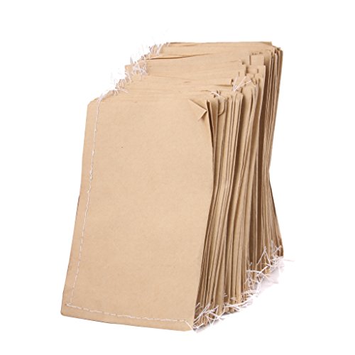 100pcs Bolsa Sacos de Papel Semillas Maíz Granja Color Marrrón