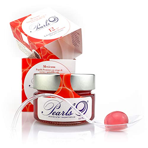 12 Pearls Mexicana - Esferificaciones Premium listas para consumir (12 unidades). La vanguardia de la Gastronomía Gourmet en su mesa, la Coctelería Molecular. Productos Gourmet 2.0.