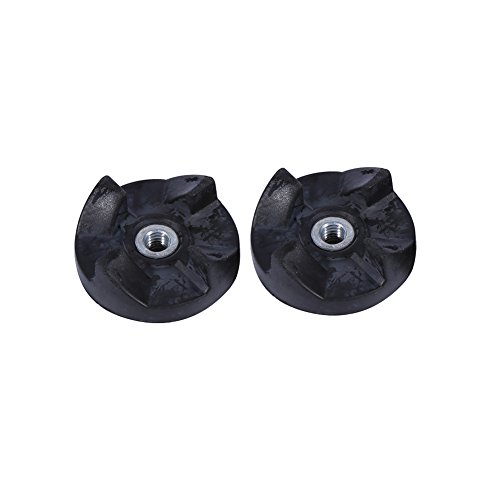 2 Engranajes Base + 2 Engranajes de Hoja de Goma Accesorios de Mezclador de Piezas de Repuesto de Mezclador de repuesto, para Exprimidor Magia Bullet 250W