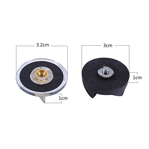 2 Engranajes Base + 2 Engranajes de Hoja de Goma Accesorios de Mezclador de Piezas de Repuesto de Mezclador de repuesto, para Exprimidor Magia Bullet 250W
