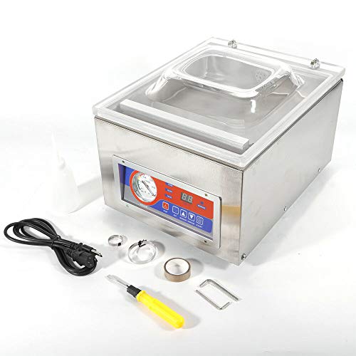 220V DZ-260C 120W Envasadora al vacío Máquina de envasar al vacío