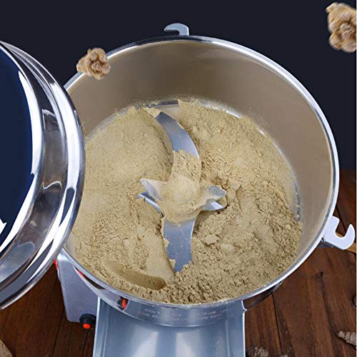 2500g de moulin à grains électrique puissant moulin à farine sans gluten à haute vitesse pour broyeur à blé, pour uso domestique et professionnel