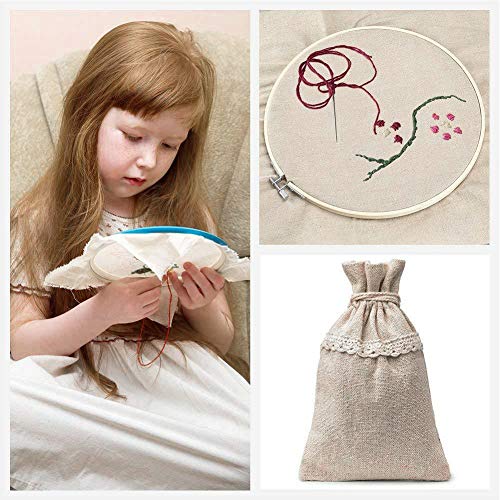 4 piezas de tela de lino natural para confección, tela de lino de 50 cm para tapicería, manteles o decoración de macetas, 4 colores