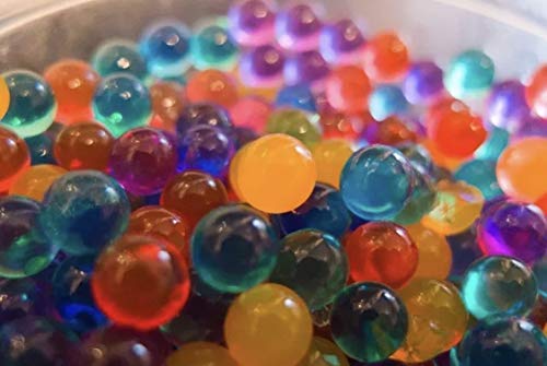 5000 Perlas de Cristal de Gel de Color Aguamarina Que se expanden y absorben de gelatina, increíbles Bolas de jarrón de decoración Orbeez, Bolas mágicas de Crecimiento para decoración del hogar