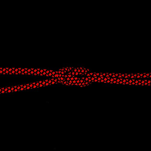 550 Paracord, 50m 7 Strand MIL-Spec Tipo III Paracord/Cordón de Paracaídas con Carretes Núcleo Acampar Al Aire Libre Cuerda Cordón de Paracaídas Cordón Carpa Multifunción Corda