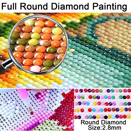 5D perro de caza pez luna completo diamante pintura kits de punto de cruz arte animal 3D pintura por diamantesFFFZDCKAY